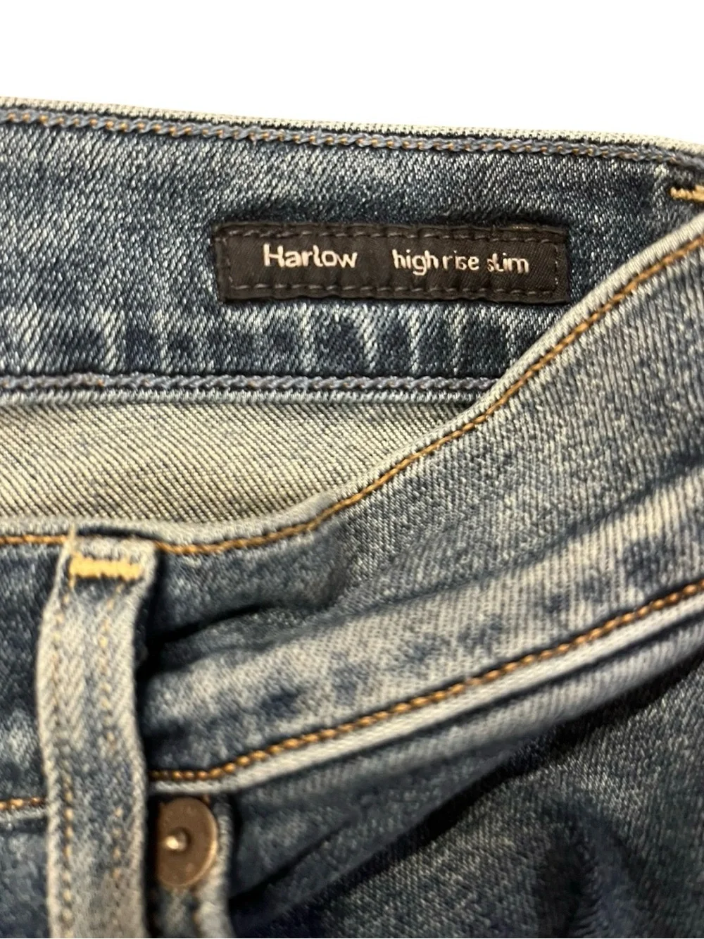 Citizens of Humanity Harlow High Rise Slim Jeans 26 Straight Leg Premium Denim - Picture 6 of 13